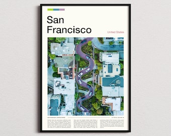 San Francisco Print, San Francisco Poster, San Francisco Wall Art, California Art Print, San Francisco Photo