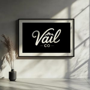 Vail Print, Vail Poster, Vail Ski Resort Art, Vail Wall Art, Vail Art Print, Colorado Prints, Colorado Art Prints, Vail Gifts