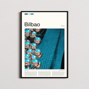 Bilbao Print, Bilbao Poster, Bilbao Wall Art, Spain Art Print, Bilbao Photo, Bilbao Gifts