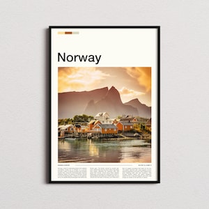 Norway Print, Norway Poster, Norway Wall Art, Norway Art Print, Norway Photo