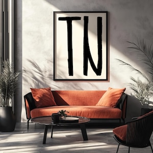 Tennessee Print, Tennessee Wall Art, Tennessee Poster, Tennessee Art Print, TN Print, TN Wall Art