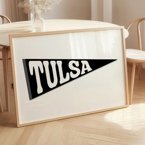 Tulsa Print, Tulsa Wall Art, Tulsa Poster, Tulsa Art Print, Oklahoma Print, Oklahoma Wall Art