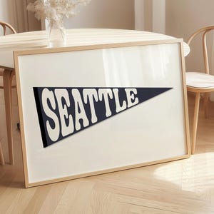 Seattle Print, Seattle Wall Art, Seattle Poster, Seattle Art Print, Washington State Print, Washington State Wall Art