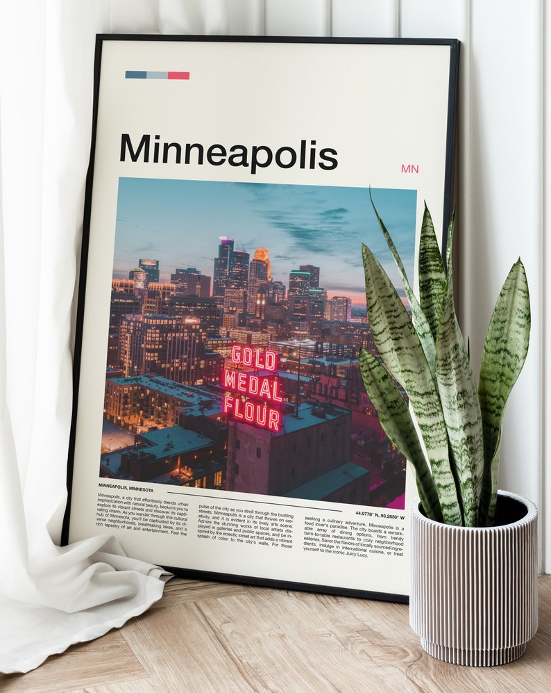 Minneapolis Print, Minneapolis Poster, Minneapolis Wall Art, Minnesota Art Print, Minneapolis Photo image 7