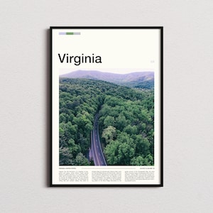Virginia Print, Virginia Poster, Virginia Wall Art, Virginia Art Print, Virginia Photo