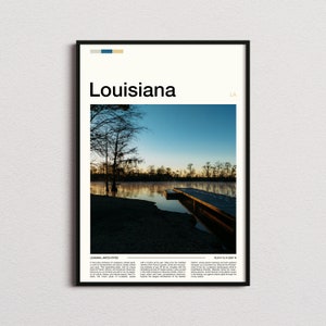 Louisiana Print, Louisiana Poster, Louisiana Wall Art, Louisiana Art Print, Louisiana Photo