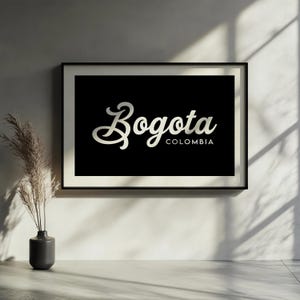 Bogota Print, Bogota Poster, Bogota Wall Art, Bogota Art Print, Colombia Print, Colombia Wall Art, Colombia Poster