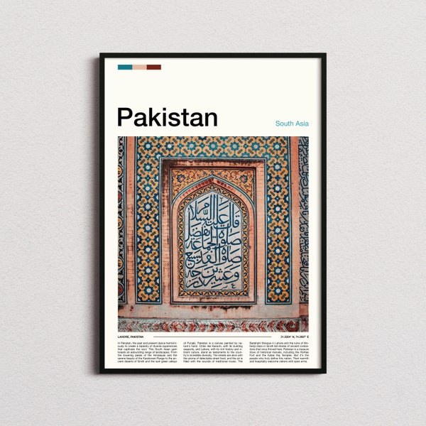 Pakistan Print, Pakistan Poster, Pakistan Wall Art, Pakistan Art Print, Pakistan Photo, Pakistan Gifts