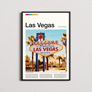 Impresión de Las Vegas, póster de Las Vegas, arte mural de Las Vegas, impresión artística de Las Vegas, foto de Las Vegas