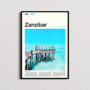 Zanzibar Print, Zanzibar Poster, Zanzibar Wall Art, Tanzania Art Print, Zanzibar Photo