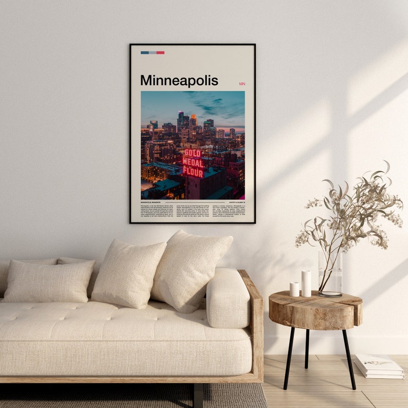 Minneapolis Print, Minneapolis Poster, Minneapolis Wall Art, Minnesota Art Print, Minneapolis Photo image 4
