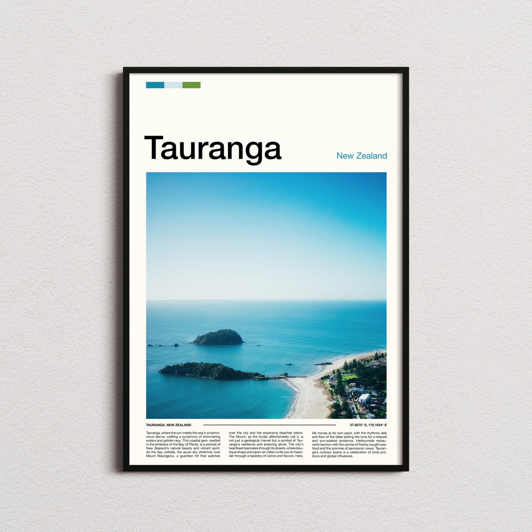 Tauranga Print Tauranga Poster Tauranga Wall Art New Etsy