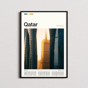 Qatar Print, Qatar Poster, Qatar Wall Art, Qatar Art Print, Qatar Photo, Traveler Gifts, Travel Poster