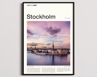 Stockholm Print, Stockholm Poster, Stockholm Wall Art, Sweden Art Print, Stockholm Photo