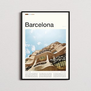 Barcelona Print, Barcelona Poster, Barcelona Wall Art, Spain Art Print, Barcelona Photo