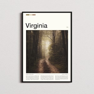 Virginia Print, Virginia Poster, Virginia Wall Art, Virginia Art Print, Virginia Photo