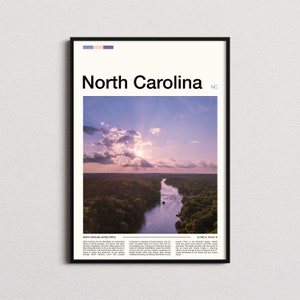 North Carolina Print, North Carolina Poster, North Carolina Wall Art, North Carolina Art Print, North Carolina Photo