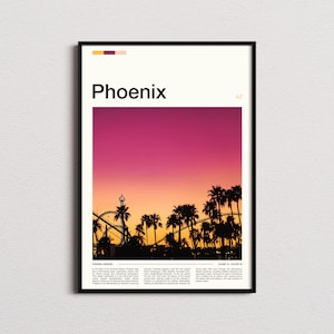 Phoenix Print, Phoenix Poster, Phoenix Wall Art, Arizona Art Print, Phoenix Photo