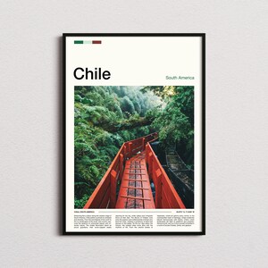 Chile Print, Chile Poster, Chile Wall Art, Chile Art Print, Chile Photo, Chile Travel Gifts