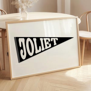 Joliet Print, Joliet Wall Art, Joliet Poster, Joliet Art Print, Illinois Print, Illinois Wall Art