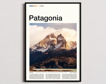 Patagonia Print, Patagonia Poster, Patagonia Wall Art, Patagonia Art Print, Patagonia Photo