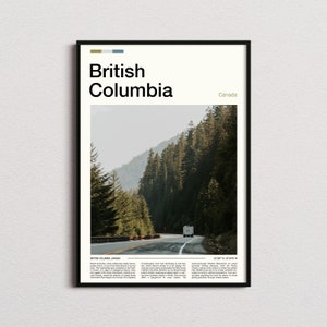 British Columbia Print, British Columbia Poster, Canada Wall Art, British Columbia Art Print, British Columbia Photo, British Columbia Gifts