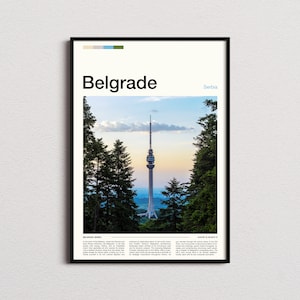 Beograd Druck, Beograd Poster, Beograd Wandkunst, Serbien Kunstdruck, Beograd Foto