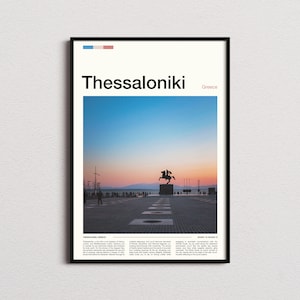 Thessaloniki Print, Thessaloniki Poster, Thessaloniki Wall Art, Greece Art Print, Thessaloniki Photo, Thessaloniki Gifts