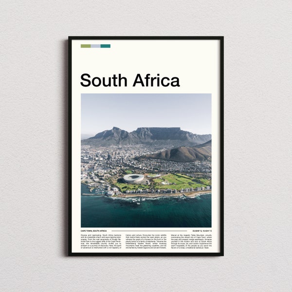 South Africa Print Etsy