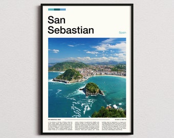 San Sebastian Print, San Sebastian Poster, San Sebastian Wall Art, Spain Art Print, San Sebastian Photo
