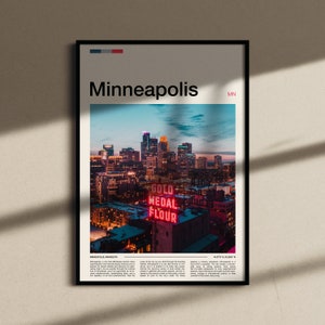 Minneapolis Print, Minneapolis Poster, Minneapolis Wall Art, Minnesota Art Print, Minneapolis Photo image 8