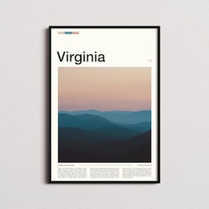 Virginia Print, Virginia Poster, Virginia Wall Art, Virginia Art Print, Virginia Photo