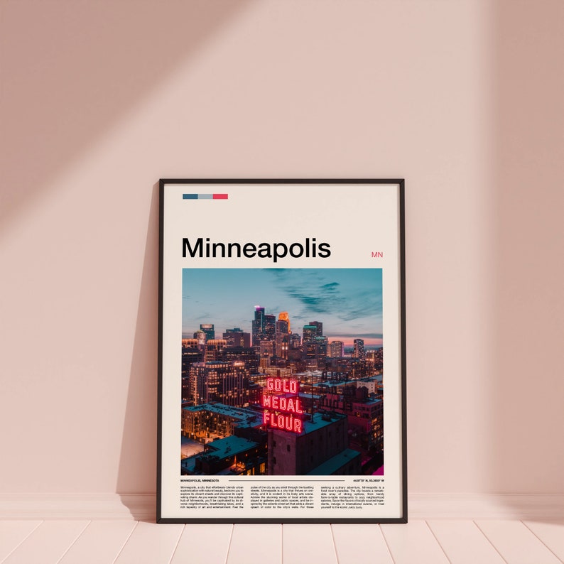 Minneapolis Print, Minneapolis Poster, Minneapolis Wall Art, Minnesota Art Print, Minneapolis Photo image 3