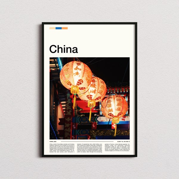 China Print, China Poster, China Wall Art, China Art Print, China Photo