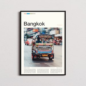 Bangkok Print, Bangkok Poster, Bangkok Wandkunst, Thailand Kunstdruck, Bangkok Foto