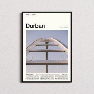 Durban Print, Durban Poster, Durban Wall Art, South Africa Art Print, Durban Photo