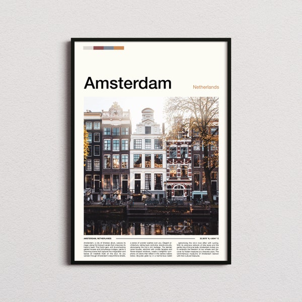 Amsterdam Print, Amsterdam Poster, Amsterdam Wall Art, Netherlands Art Print, Amsterdam Photo