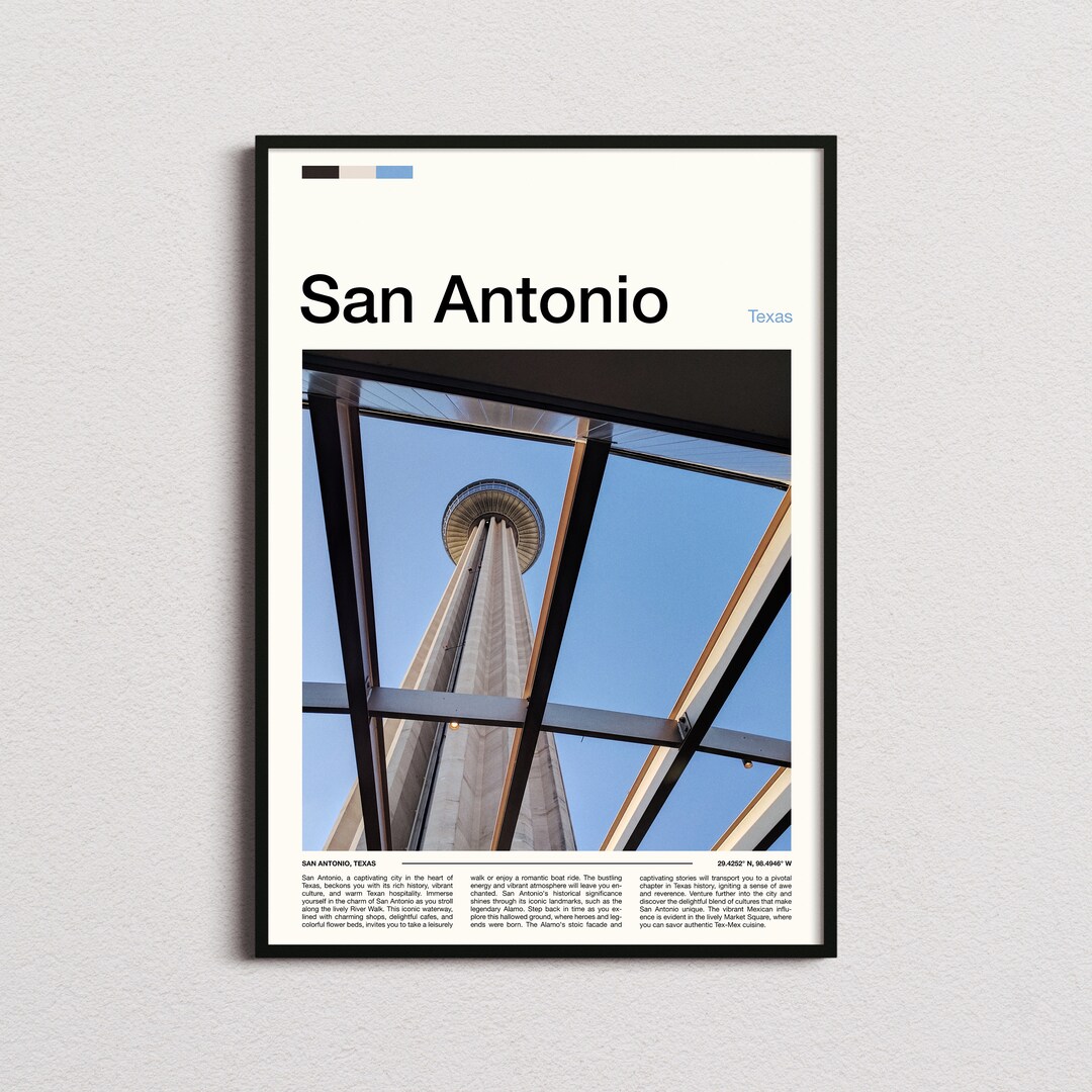 San Antonio Print, San Antonio Poster, San Antonio Wall Art, Texas Art Print, San Antonio Photo ...
