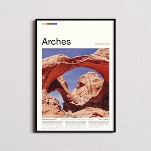 Arches National Park Utah Print, Arches National Park Poster, Arches National Park Wall Art, Utah Art Print, Arches Photo