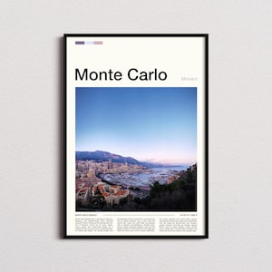 Monte Carlo Print, Monte Carlo Poster, Monte Carlo Wall Art, Monte Carlo Art Print, Monte Carlo Photo