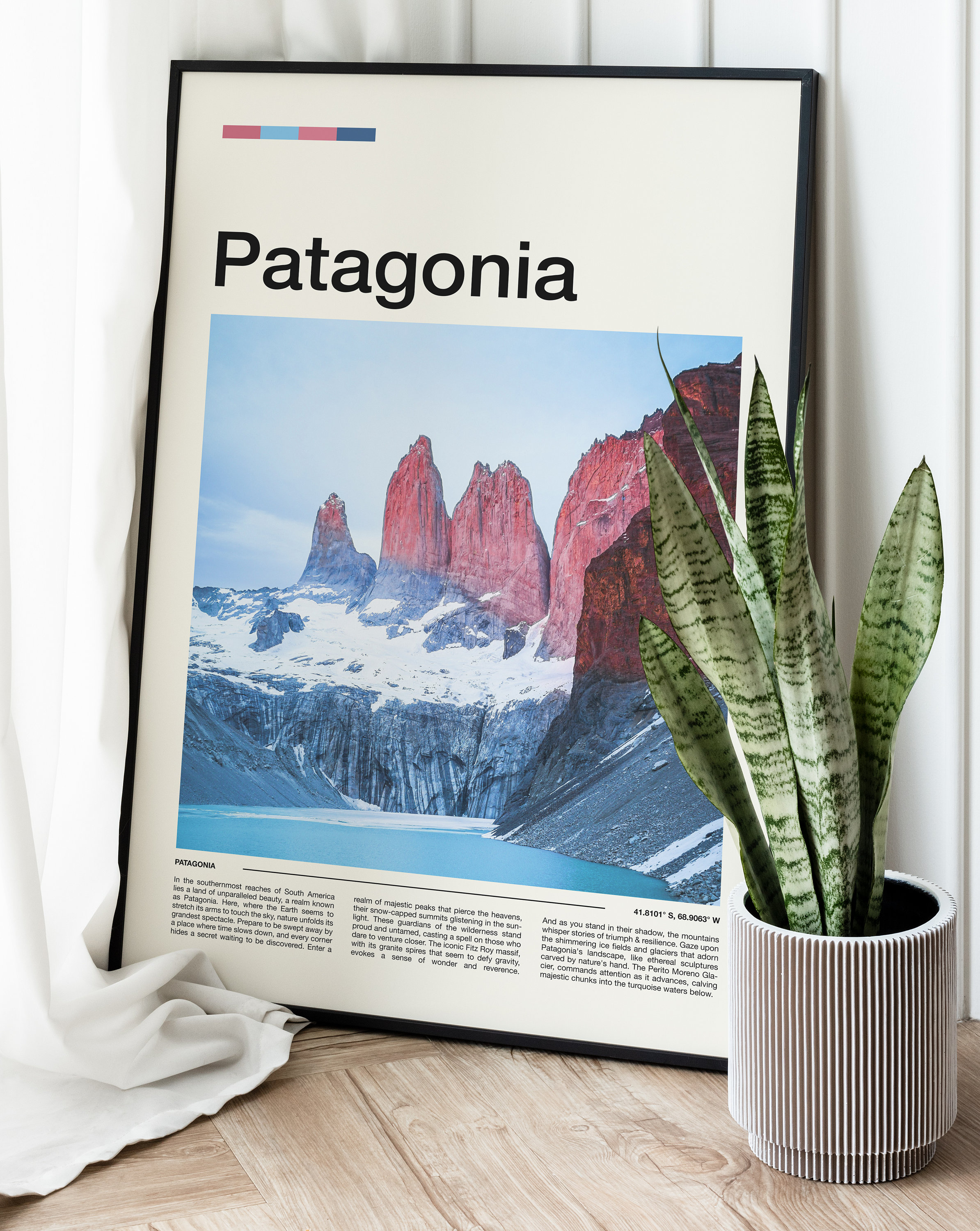 Patagonia Print, Patagonia Poster, Patagonia Wall Art