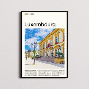Luxembourg Print, Luxembourg Poster, Luxembourg Wall Art, Luxembourg Art Print, Luxembourg Photo