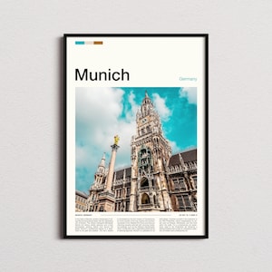 Munich Print, Munich Poster, Munich Wall Art, Munich Art Print, Munich Photo