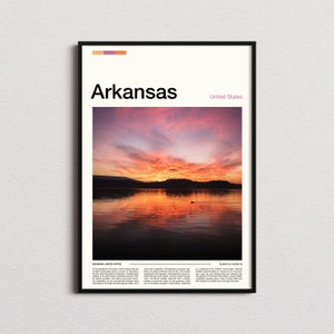 Arkansas Print, Arkansas Poster, Arkansas Wall Art, Arkansas Art Print, Arkansas Photo