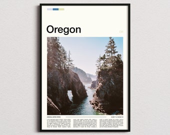 Oregon Print, Oregon Poster, Oregon Wall Art, Oregon Art Print, Oregon Photo