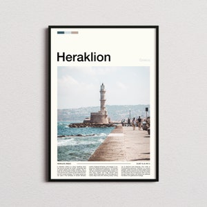 Heraklion Print, Heraklion Poster, Heraklion Wall Art, Greece Art Print, Heraklion Photo, Heraklion Gifts