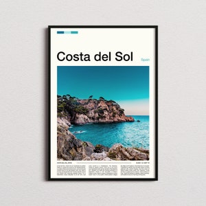 Costa del Sol Print, Costa del Sol Poster, Costa del Sol Wall Art, Spain Art Print, Costa del Sol Photo, Costa del Sol Gifts