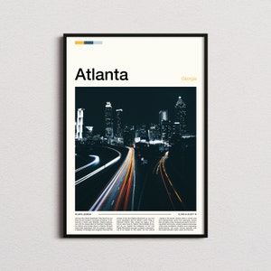 Atlanta Print, Atlanta Poster, Atlanta Wall Art, Georgia Art Print, Atlanta Photo