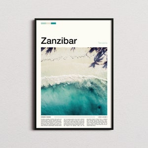 Zanzibar Print, Zanzibar Poster, Zanzibar Wall Art, Tanzania Art Print, Zanzibar Photo