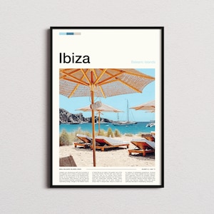 Ibiza Print, Ibiza Poster, Ibiza Wall Art, Ibiza Art Print, Ibiza Photo